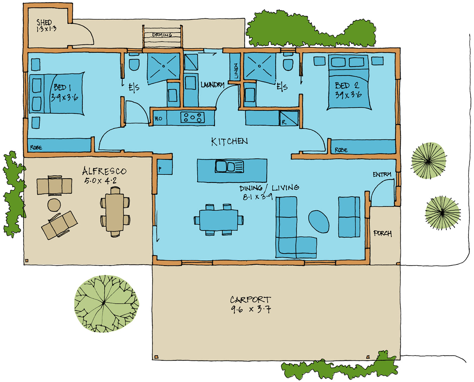 Party Time Floorplan